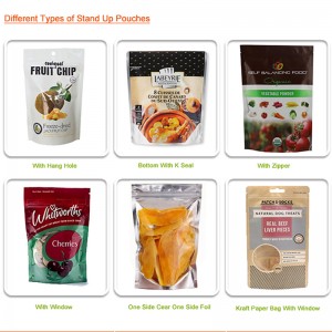Trung Quốc nhà cung cấp tùy chỉnh in nhựa đứng lên túi, kẹo hoặc đường hoặc đồ ăn nhẹ sử dụng túi mylar ziplock, thực phẩm cấp doypack