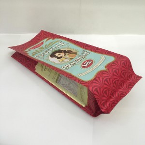 Tùy chỉnh in dấu nhiệt Giấy kraft Cà phê Bean Bao bì Túi giấy có van