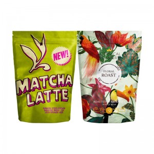 Túi có khóa kéo Giấy kraft Đứng lên Bao bì thực phẩm Túi Ziplock Doypack In tùy chỉnh