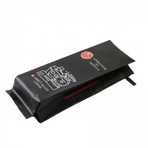 bên gusset matt hoàn thành tin tie trên gói van cà phê hàng đầu