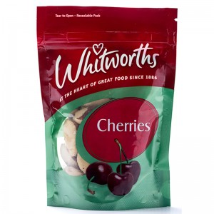 đứng lên túi để đóng gói thực phẩm với khóa Zip và cửa sổ rõ ràng Túi Zipper Zipper tùy chỉnh