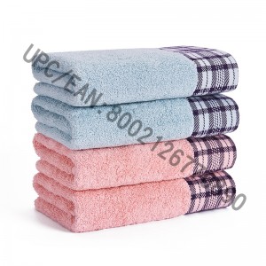 Bộ khăn tắm JMD DỆT, Bộ khăn tắm 4 miếng kiểu Anh, Khăn tắm lớn 100% cotton, Thích hợp cho hồ bơi, phòng tập thể dục, khách sạn, du lịch, phụ kiện phòng ký túc xá đại học