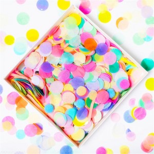 Giấy Confetti Circle Dots Ủng hộ đám cưới Bàn tiếp tân Scatter Confetti Gednder Tiết lộ Em bé tắm Sinh nhật