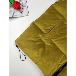 ÁO KHOÁC VÀNG ĐEN ÁO KHOÁC DA VÀNG ĐEN RLMPC0020N