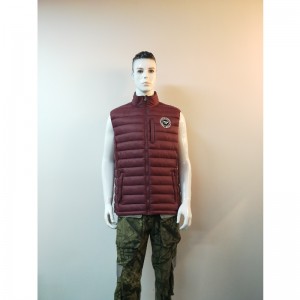 VÒI BURGUNDY PADDED VEST LMV0003