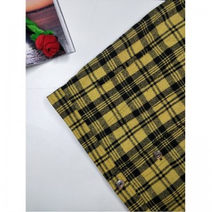 NAM YELLOW PLAID JACKET RLMJ0001
