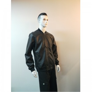 ÁO KHOÁC ĐEN NAM BIKER PU RACKMPJ0002