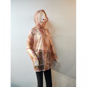 ÁO KHOÁC FLORAL IN ÁO KHOÁC TPU RLWTJ0001