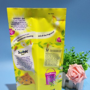 Đứng lên vòi nhựa rửa chất lỏng túi xà phòng / bao bì bột giặt