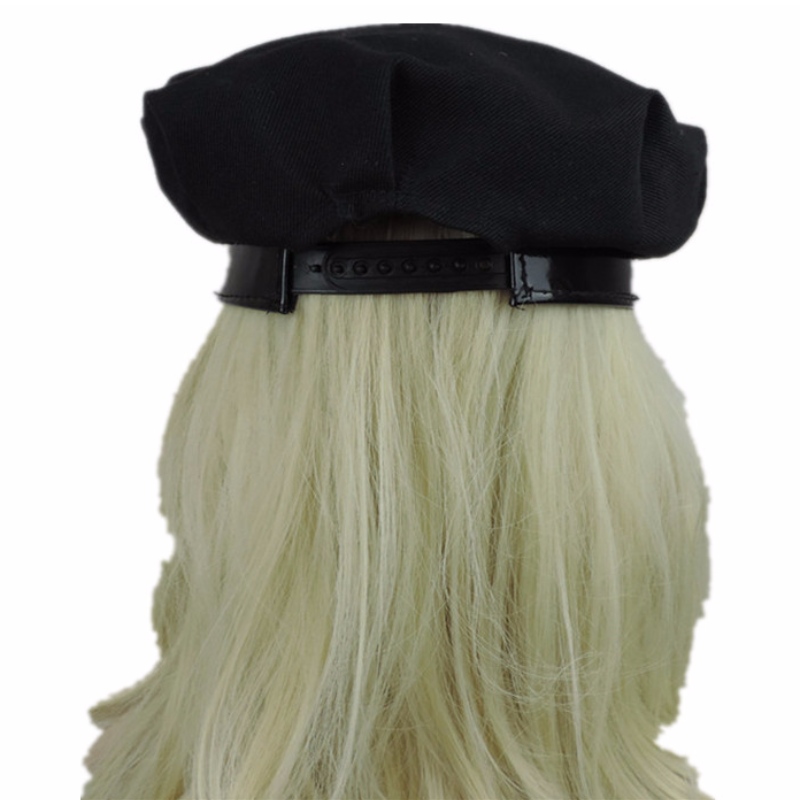 Các nhà sản xuất bán mũ hình bát giác màu đen, mũ có phù hiệu, mũ cảnh sát, mũ trò chơi Halloween tùy chỉnh