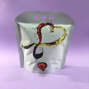 Nhà cung cấp Trung Quốc bán sỉ 3L 5L Nhôm lá túi túi rượu trong hộp