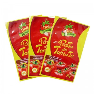 linh hoạt in nhôm lá nhiều lớp gia vị túi nhựa gia vị 3 mặt niêm phong túi đóng gói