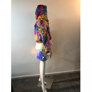 ÁO KHOÁC MÀU SẮC MÀU SẮC CỦA LADIES RLWF0006