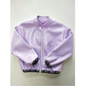 PURPLE PURPLE PU JACKET RLCPJ0003N