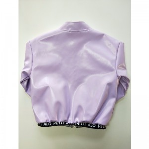 PURPLE PURPLE PU JACKET RLCPJ0003N