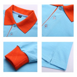 Áo sơ mi dài tay có cổ tương phản