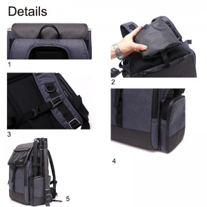 Diat BRTSM31 Nhiếp ảnh chuyên nghiệp Chân máy ảnh ống kính Ba lô Máy ảnh du lịch ngoài trời Video Ba lô