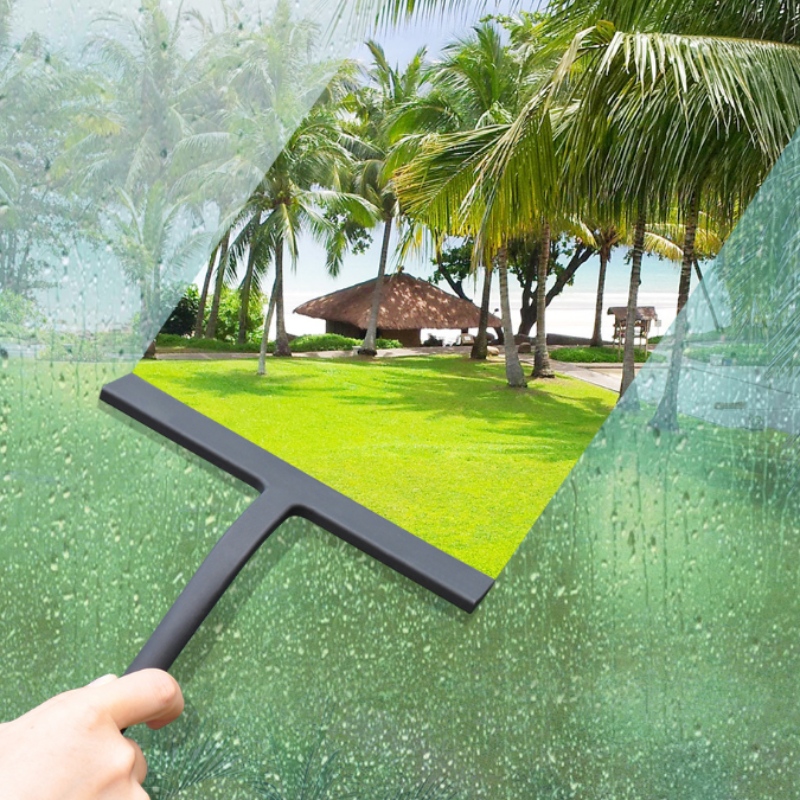 Làm sạch silicone lau đa năng bền xe lau cửa sổ sàn cạo phòng tắm silicone lau kính