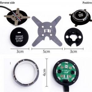 Nút nhấn động cơ xe bắt đầu dừng