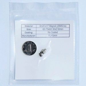 Micro chính xác smco nam châm nhỏ