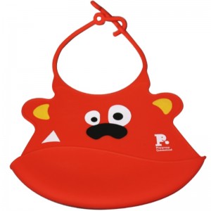 Bib bib phim hoạt hình dễ thương silicone bé miệng nước túi silicone bé phim hoạt hình bib bé không thấm nước bib