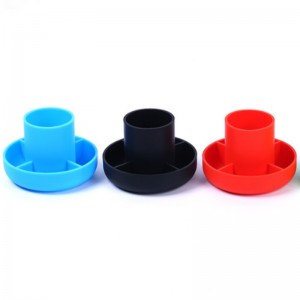 Hộp đựng bút silicon tròn đa chức năng ống thực phẩm silica gel máy tính để bàn văn phòng tiếp nhận và đồ đạc