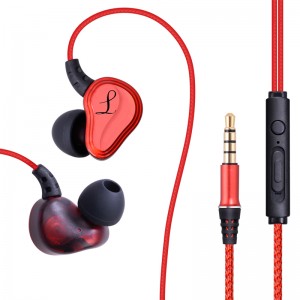 New Earhook Sport Dual Dynamic Driver Tai nghe có dây