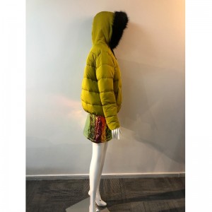 LADIES 'YELLOW HATED COAT RLWPC0026