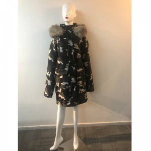 CAMO HATED COAT RLWPC0039