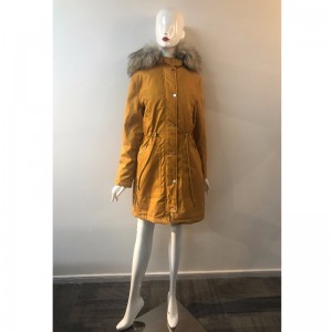 LADIES 'YELLOW HATED COAT RLWPC0041