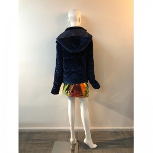 VELVET PUFFER COAT RLWPC0044