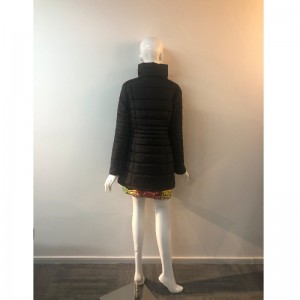 COAT CAO CẤP CỦA LADIES TRONG RLWPC0062 ĐEN