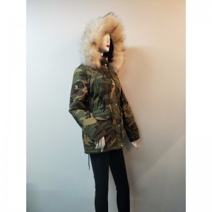 CAMO HATED COAT RLWPC0090