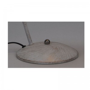 Đèn bàn với chức năng điều chỉnh bóng kim loại và vàng trắng chải