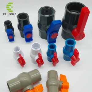 Van bi PVC áp suất cao (Đầu trơn, đầu xả, đầu ren)