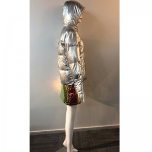 ÁO KHOÁC KIM LOẠI BẠC KIM LOẠI BẠC RLWPC0049