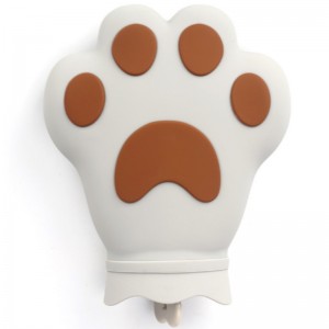 Silicone túi nước nóng mini chống cháy nổ nhung túi xách ấm