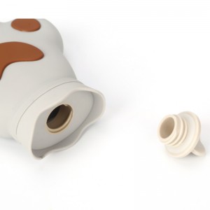 Silicone túi nước nóng mini chống cháy nổ nhung túi xách ấm