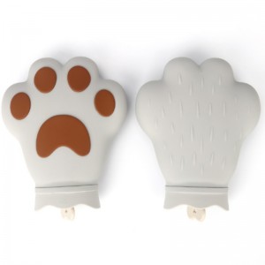 Silicone túi nước nóng mini chống cháy nổ nhung túi xách ấm