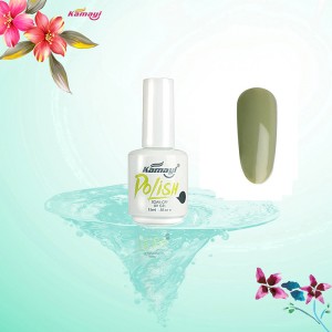 Kamayi Hot Sale 15ml Professional Uv Color Gel Nail Ba Lan Green Style Gel Ba Lan cho Nail Art