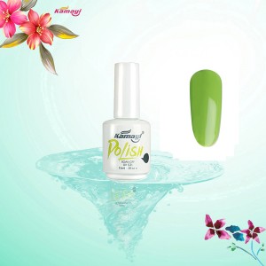 Kamayi Hot Sale 15ml Professional Uv Color Gel Nail Ba Lan Green Style Gel Ba Lan cho Nail Art