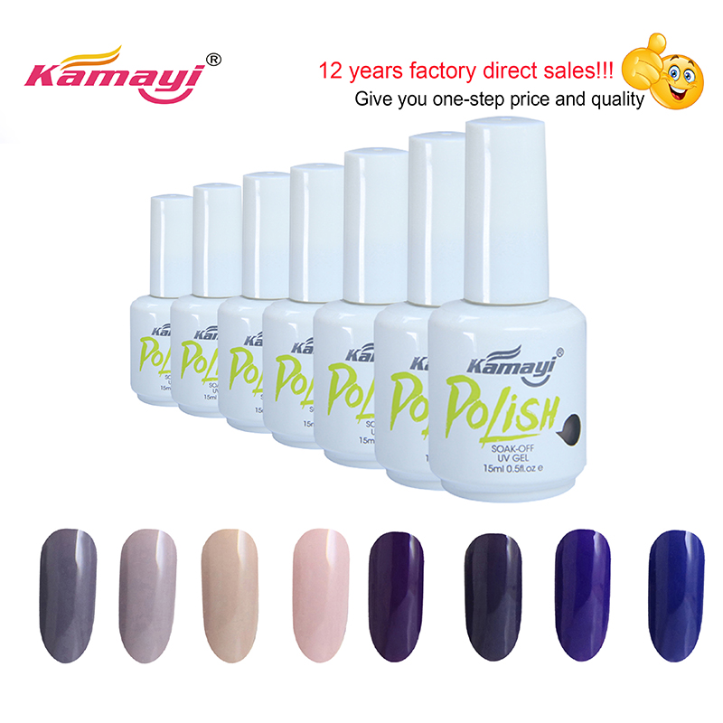 Kamayi Brand Gói mới Màu sắc Ngâm Gel Gel Ba Lan Chất lượng cao Gel Ba Lan