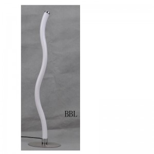 Đèn bàn LED với ống acrylic hình sóng