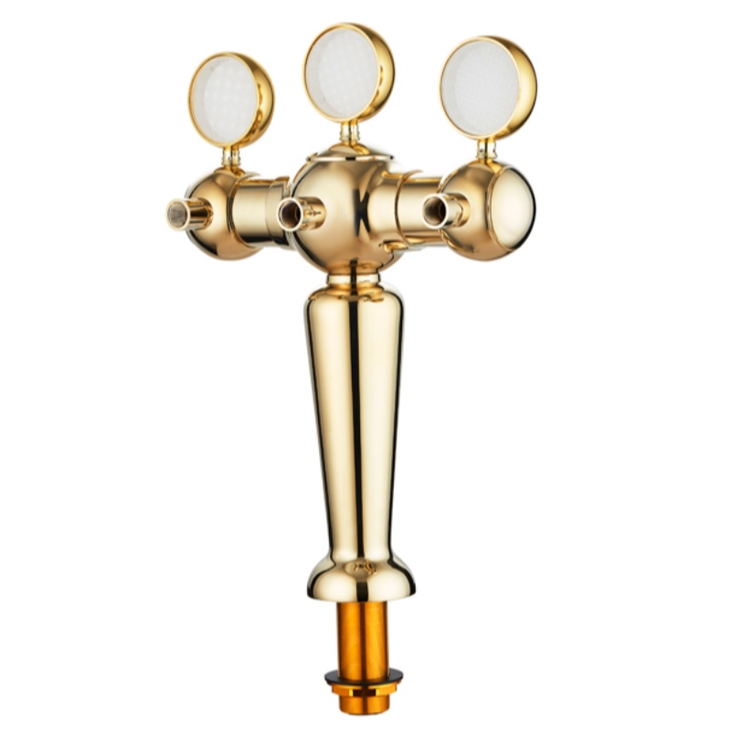 PVD Brass 5 vòi Vase Shape Beer Tower cho nhà hàng
