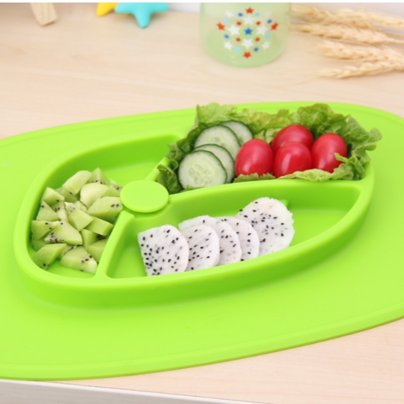 Trẻ em silicone bữa ăn pad sáng tạo cho ăn nhà bộ đồ ăn khay hút pad thực phẩm FDA lớp