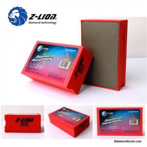 Z-LION ZL-37C Miếng đánh bóng kim cương mạ điện hiệu quả cao cho đá, thủy tinh, bê tông