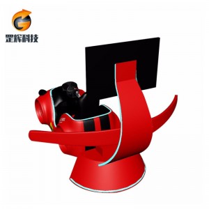 Racing Simulator VR Machine Bán toàn cầu chủ đề thiết bị công viên ba trục xe đua vr