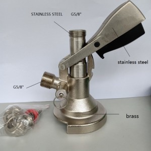 Ghép bia Keg với van cứu trợ