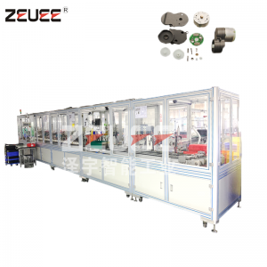 Robot quét bộ phận bên bàn chải bánh xe đặt máy lắp ráp tự động