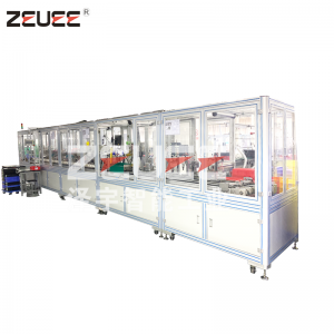 Robot quét bộ phận bên bàn chải bánh xe đặt máy lắp ráp tự động